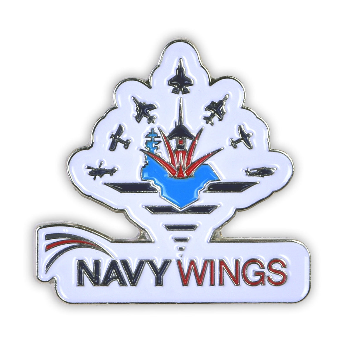 Navy Wings 'Great British Take off' Enamel Pin Badge Navy Wings