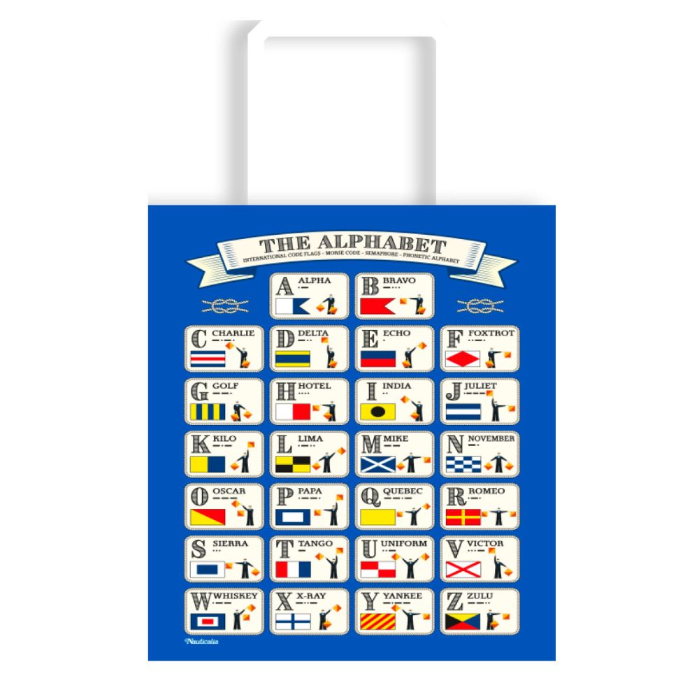 Code Flag & Alphabet Tote Bags – Navy Wings Flight Store
