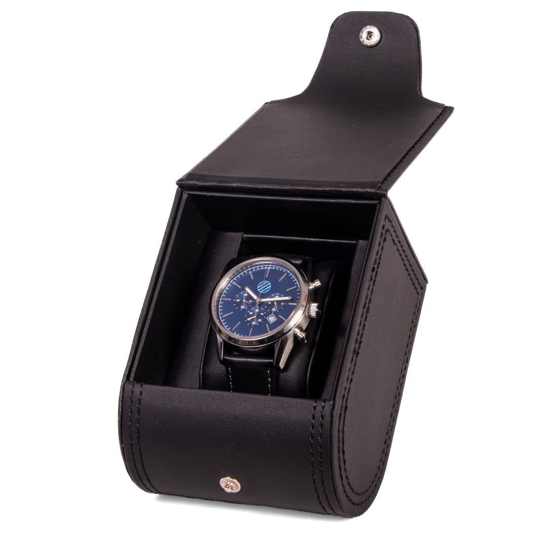Orologio Militare Flieger con Cinturino in Pelle Grigio